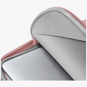 Torba na laptopa UNIQ Cyprus Ridge Edition Laptop Sleeve 14" water-resistant neoprene różowy 4