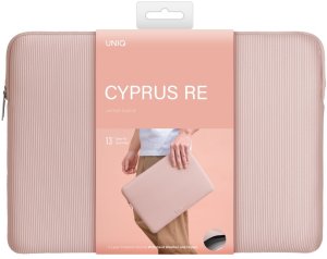 Torba na laptopa UNIQ Cyprus Ridge Edition Laptop Sleeve 14" water-resistant neoprene różowy 6