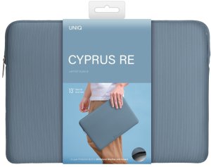 Torba na laptopa UNIQ Cyprus Ridge Edition Laptop Sleeve 14" water-resistant neoprene niebieski 6