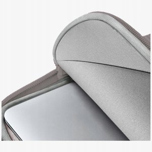 Torba na laptopa UNIQ Cyprus Ridge Edition Laptop Sleeve 14" water-resistant neoprene szary 4