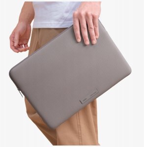 Torba na laptopa UNIQ Cyprus Ridge Edition Laptop Sleeve 14" water-resistant neoprene szary 5