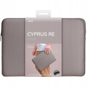 Torba na laptopa UNIQ Cyprus Ridge Edition Laptop Sleeve 14" water-resistant neoprene szary 7