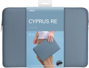 Torba na laptopa UNIQ Cyprus Ridge Edition Laptop Sleeve 16" water-resistant neoprene niebieski 6