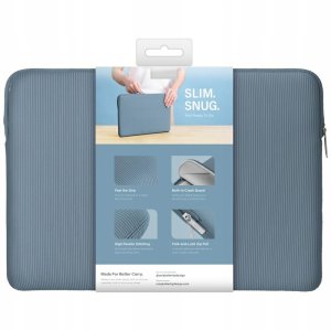 Torba na laptopa UNIQ Cyprus Ridge Edition Laptop Sleeve 16" water-resistant neoprene niebieski 7
