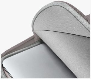 Torba na laptopa UNIQ Cyprus Ridge Edition Laptop Sleeve 16" water-resistant neoprene szary 3