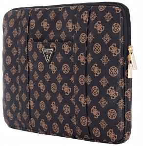 Torba Guess Torba Sleeve 14" Peony Pocket Triangle czarny 2