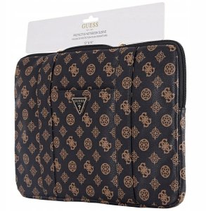 Torba Guess Torba Sleeve 14" Peony Pocket Triangle czarny 4