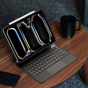 Etui Dux Ducis Keyboard (MK Series) z klawiaturą Bluetooth na iPad Pro 11" 2024 - czarna 4