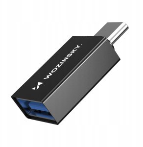 Adapter USB Wozinsky W10GY1S USB-A - USB-C Czarny  (5907769376757) 4