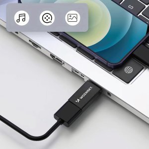 Adapter USB Wozinsky W10GY1S USB-A - USB-C Czarny  (5907769376757) 7