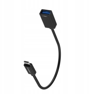 Kabel USB Wozinsky Adapter Wozinsky WOTGY1S USB-C 3.0 (męski) - USB-A 3.0 (żeński) OTG - czarny 3