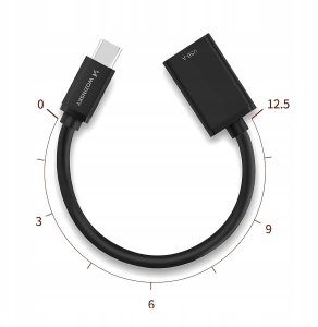Kabel USB Wozinsky Adapter Wozinsky WOTGY1S USB-C 3.0 (męski) - USB-A 3.0 (żeński) OTG - czarny 8