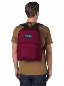 JanSport Superbreak Backpack EK0A5BAGN58 Czerwone One size 4