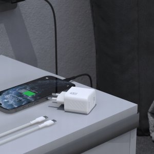 Ładowarka sieciowa Dudao A28C 45W GaN + kabel USB-C - czarna 2