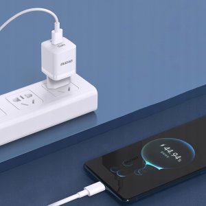 Ładowarka sieciowa GaN 33W PPS USB C/USB Dudao A13Pro - biała 3
