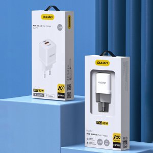 Ładowarka sieciowa GaN 33W PPS USB C/USB Dudao A13Pro - biała 9