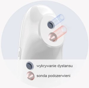 Termometr bezdotykowy na podczerwień TMB-SMART SCAN TECH-MED, automatyczny pomiar z kontrolą odległości, szybki i dokładny pomiar 5