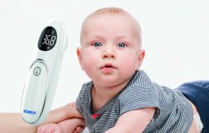 Termometr bezdotykowy na podczerwień TMB-SMART SCAN TECH-MED, automatyczny pomiar z kontrolą odległości, szybki i dokładny pomiar 6