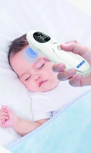 Termometr bezdotykowy na podczerwień TMB-SMART SCAN TECH-MED, automatyczny pomiar z kontrolą odległości, szybki i dokładny pomiar 8