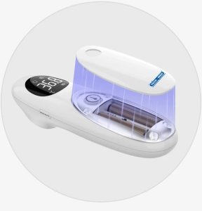 Termometr bezdotykowy na podczerwień TMB-SMART SCAN TECH-MED, automatyczny pomiar z kontrolą odległości, szybki i dokładny pomiar 10