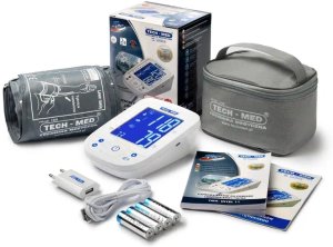 Ciśnieniomierz TMA-INTEL 11 TECH-MED z funkcją mowy, wykrywania migotania przedsionków AF, pomiar podczas pompowania, pamięć 2x120, 22-42 cm 6