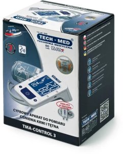 Ciśnieniomierz TMA-CONTROL 3 TECH-MED z funkcją mowy, pomiar podczas pompowania, pamięć 2x120, 22-42 cm 6
