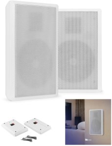 Głośniki komputerowe Power Dynamics Zestaw płaskich głośników ściennych 5,25 100V WSF30W one size 2