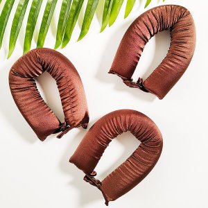 Zestaw wałków SATIN 3 szt. - loki bez użycia ciepła YEYE Made in Nature Brązowy 12