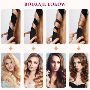 Zestaw wałków SATIN 3 szt. - loki bez użycia ciepła YEYE Made in Nature Brązowy 7