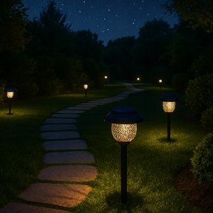 Forever Forever Light Lampa solarna LED SUNARI FLS-30 Słupek stalowy 2 czarny 5