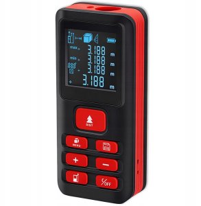 Dalmierz laserowy Qoltec Cyfrowy dalmierz laserowy | podwietlany LCD | 120m 2