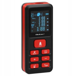 Dalmierz laserowy Qoltec Cyfrowy dalmierz laserowy | podwietlany LCD | 120m 3