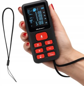 Dalmierz laserowy Qoltec Cyfrowy dalmierz laserowy | podwietlany LCD | 120m 5