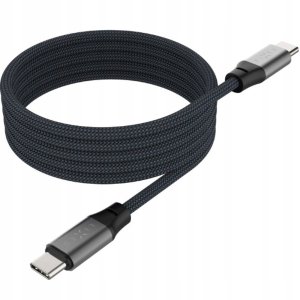 Fixed | Magnetic Braided Cable USB-C/USB-C, USB 2.0, Gray | FIXDBM-CC12-GR 2