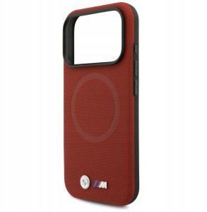 Etui BMW M FW Metal Logo MagSafe do      iPhone 17 Pro czerwony 6