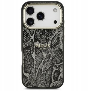 Etui Guess Python Pattern MagSafe do     iPhone 17 Pro czarny 3