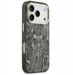 Etui Guess Python Pattern MagSafe do     iPhone 17 Pro czarny 4