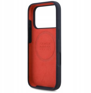 Etui Red Bull Silicone Oversize Vertical Logo MagSafe do iPhone 17 Pro granatowy 7