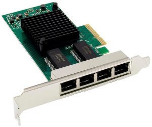 Network Card PCIe x4 I350-T4 2
