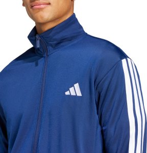 Dres męski adidas Sportswear Basic 3-Stripes niebieski JI8859 XL 6