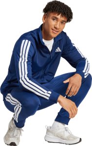 Dres męski adidas Sportswear Basic 3-Stripes niebieski JI8859 XL 8