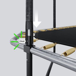 Trampolina ogrodowa Zipro Jump Pro Quadro z siatką wewnętrzną 427 x 244 cm 11