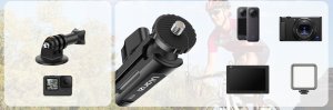 Ulanzi Uchwyt Imadło Zacisk Aluminium Crab Clamp Magic Arm Na 1/4"" System Gopro Na Motor Ulanzi / R105 6