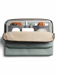 Etui RivaCase Bellroy Laptop Caddy 14 - etui na laptop 14 z kieszeniami na akcesoria mobilne (eukaliptus) 4