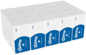 Kleenex Kleenex - Ręcznik papierowy w składce V, celuloza, 2-warstwy - 124 x 15=1860 odcinków 4