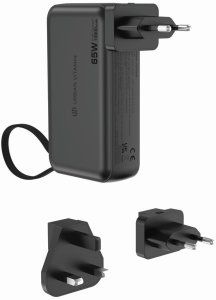 Ładowarka 2 w 1, power bank do laptopa 10000 mAh, 65W Eureka 6