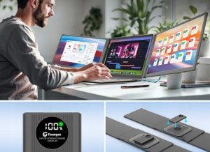 Teamgee S5 Pro Monitor przenośny 15,6 LCD 1920x1080 2