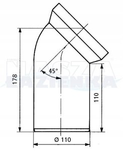 KOLANKO 45ST. BIAŁE 2