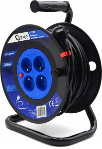 Przedłużacz elektryczny bębnowy 3x1.0mm2 25m (1) 2