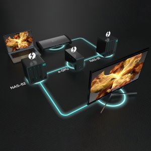 8K THUNDERBOLT 4 DOCKING/STATION - UK BLACK/SPACE GREY 6